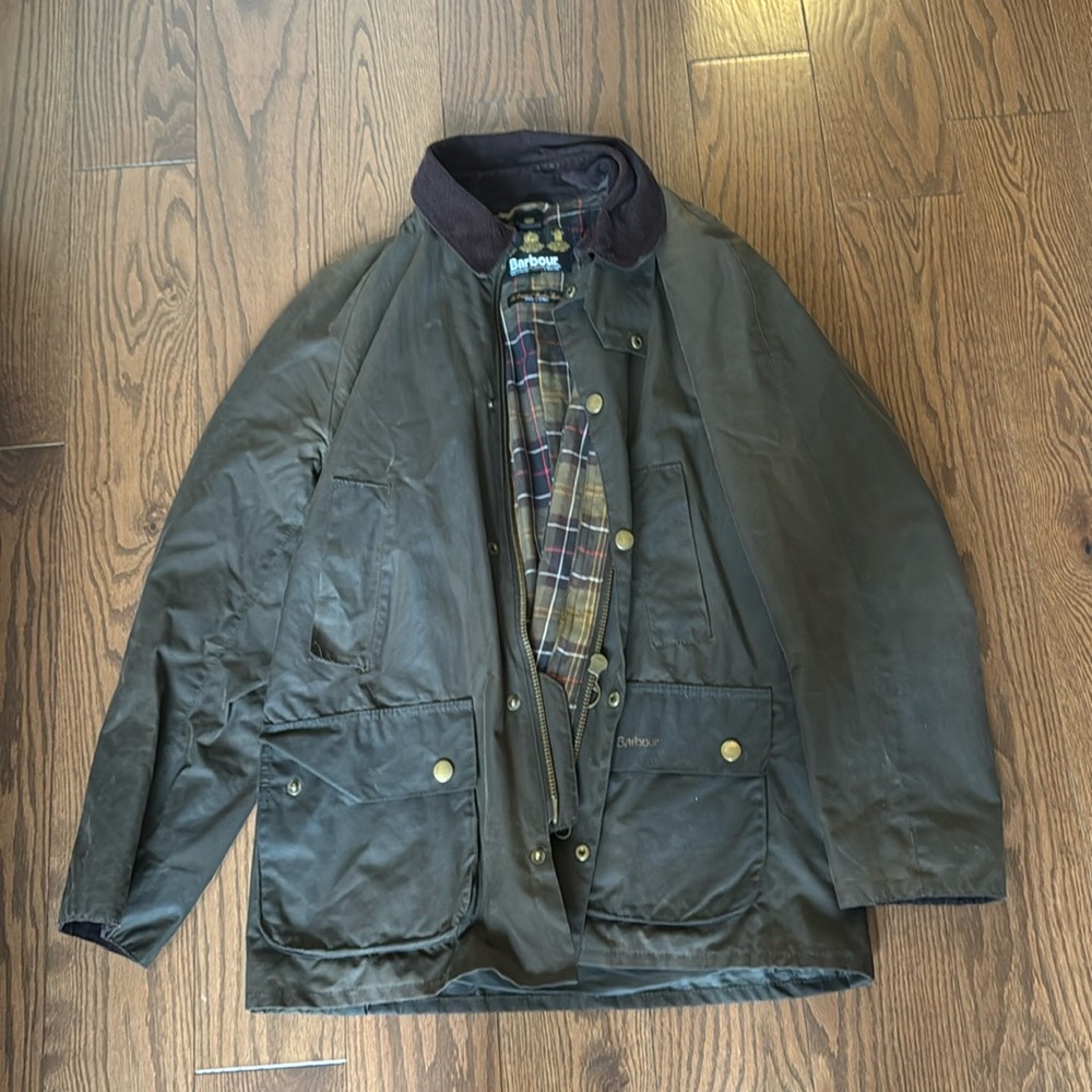 Classic Beaufort Wax Jacket - olive